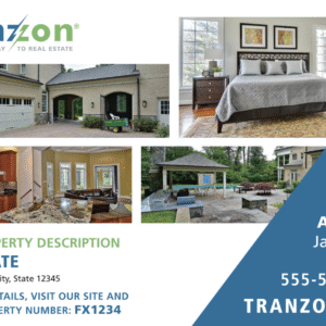 Tranzon Postcard 7×5 – Photo Showcase Edition (4-Photo Layout)